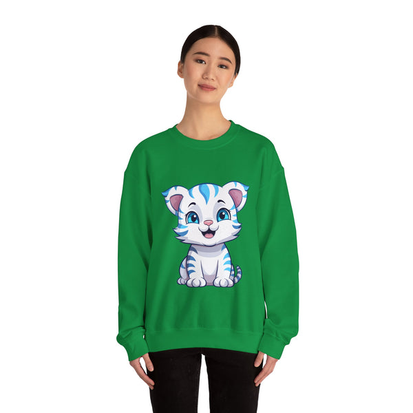 π―π Introducing the Cute Tiger Sweatshirt! Get Cozy and Stylish with π― Cute Tigers on Both Sides! π - Pets Utopia