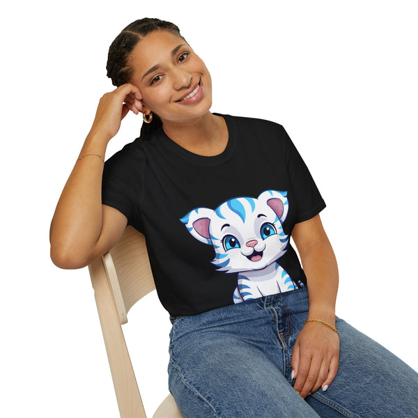 π―π Unleash Your Wild Side with the Little Cute Tiger T-Shirt! ππ― - Pets Utopia