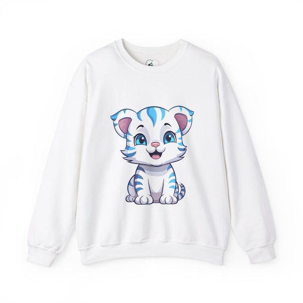 π―π Introducing the Cute Tiger Sweatshirt! Get Cozy and Stylish with π― Cute Tigers on Both Sides! π - Pets Utopia