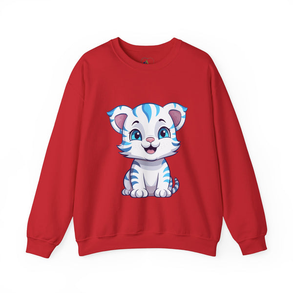 π―π Introducing the Cute Tiger Sweatshirt! Get Cozy and Stylish with π― Cute Tigers on Both Sides! π - Pets Utopia