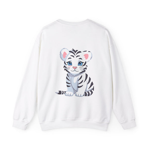 π―π Introducing the Cute Tiger Sweatshirt! Get Cozy and Stylish with π― Cute Tigers on Both Sides! π - Pets Utopia