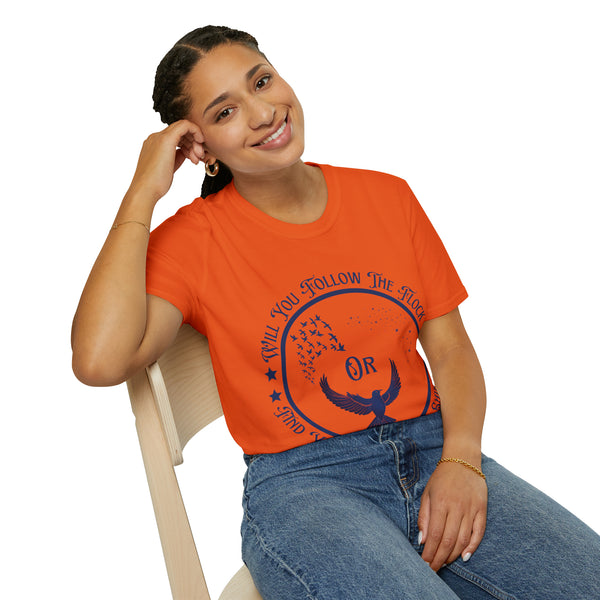 πβοΈ Fly to Your Destiny πͺ: Unisex Softstyle T-Shirt - Pets Utopia