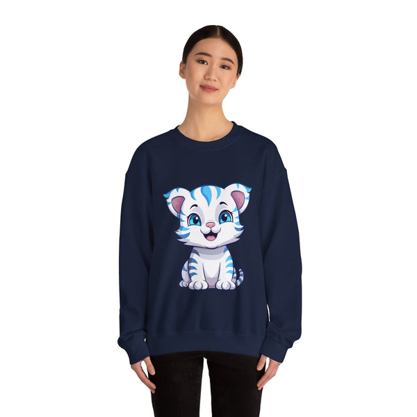 π―π Introducing the Cute Tiger Sweatshirt! Get Cozy and Stylish with π― Cute Tigers on Both Sides! π - Pets Utopia