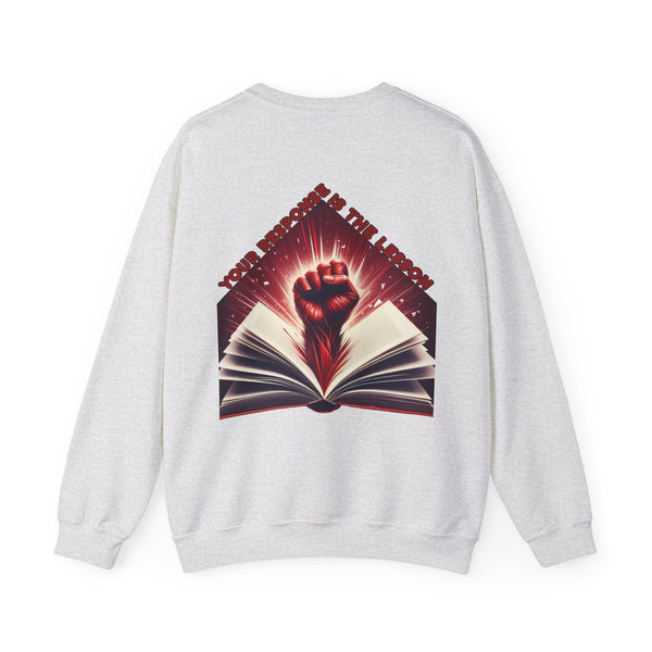 Going Through Pain ๐ฉธ๐ฃ: Unisex Heavy Blend Crewneck Sweatshirt - Pets Utopia