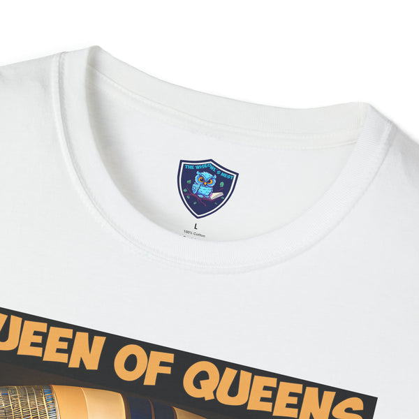 π Queen of Queens Cleopatra T-Shirt: Softstyle Cotton Tee π - Pets Utopia