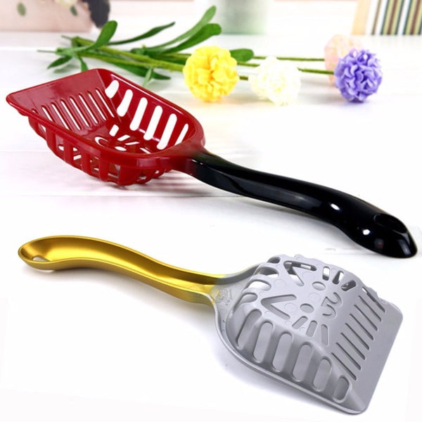 Durable Cat Litter Scoop with Cute Kitty Face - Pets Utopia