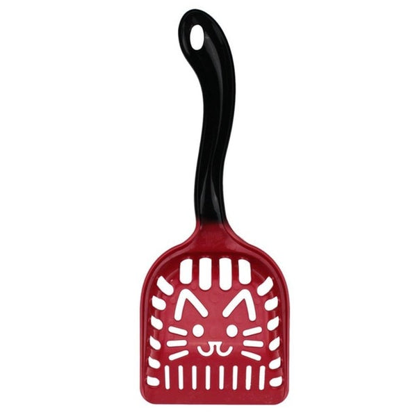 Durable Cat Litter Scoop with Cute Kitty Face - Pets Utopia