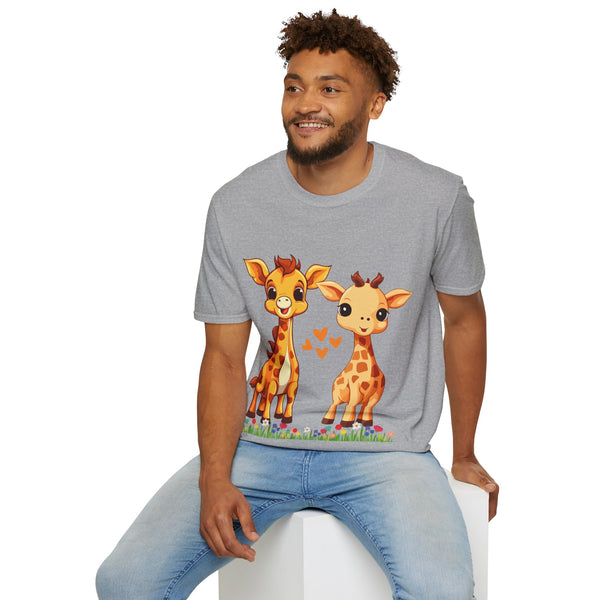 🦒🌟 Feel the Bliss with our Cute Giraffe T-Shirt! 🌟🦒 - Pets Utopia