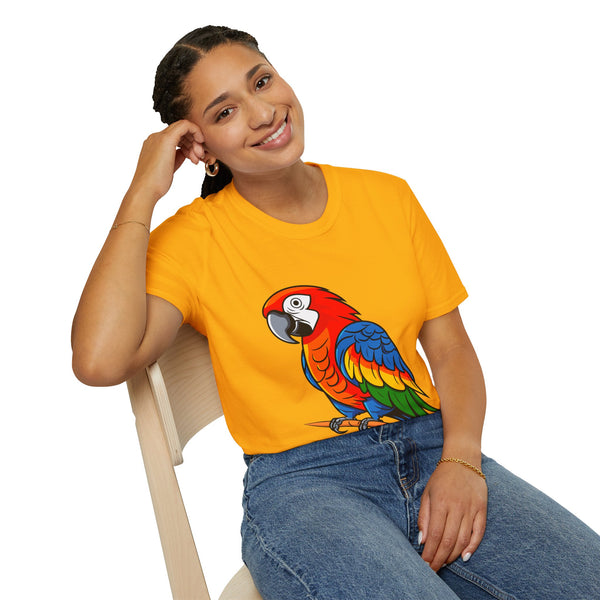 🦜🌺 Stand Out with Our Cute Parrot T-Shirt! 🌺🦜 - Pets Utopia