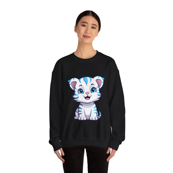 🐯🌟 Introducing the Cute Tiger Sweatshirt! Get Cozy and Stylish with 🐯 Cute Tigers on Both Sides! 🌟 - Pets Utopia