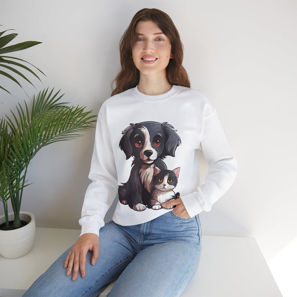 🌟🐾 "Cute Pets" Sweatshirt: Show Your Love for Dogs & Cats! 🐶😺 - Pets Utopia