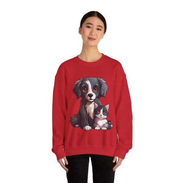 🌟🐾 "Cute Pets" Sweatshirt: Show Your Love for Dogs & Cats! 🐶😺 - Pets Utopia