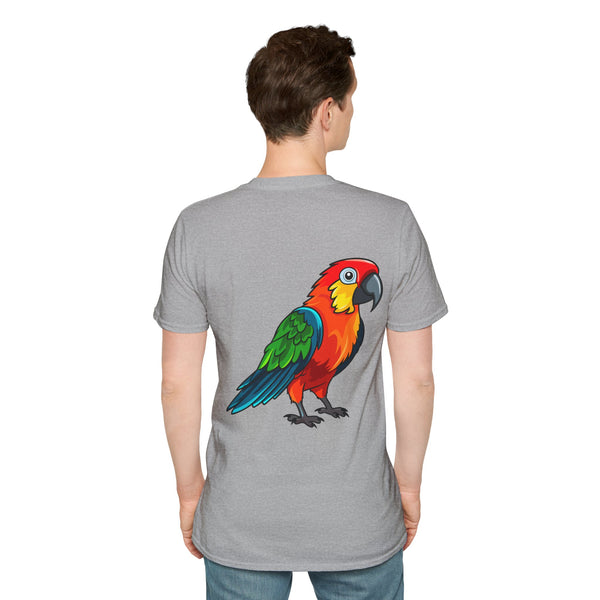 🦜🌺 Stand Out with Our Cute Parrot T-Shirt! 🌺🦜 - Pets Utopia