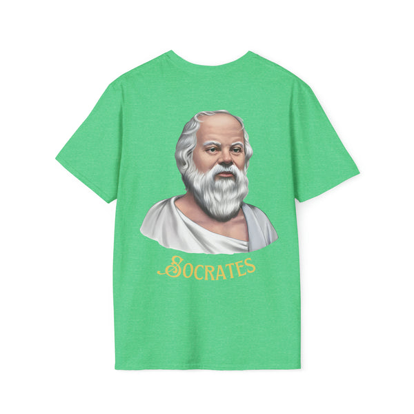 Socrates Unisex Softstyle Wisdom Tee: Embrace the Power of Knowing Nothing 🎓 - Pets Utopia
