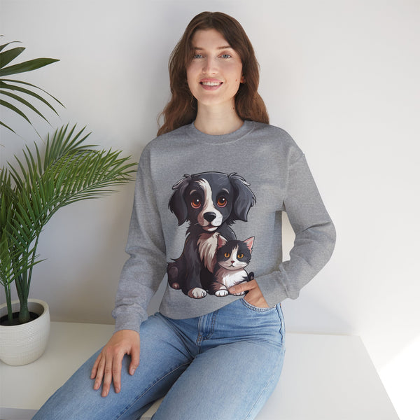 🌟🐾 "Cute Pets" Sweatshirt: Show Your Love for Dogs & Cats! 🐶😺 - Pets Utopia