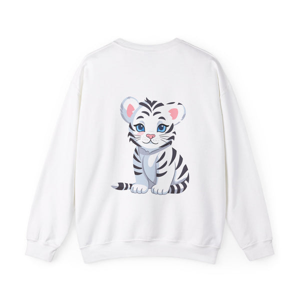 🐯🌟 Introducing the Cute Tiger Sweatshirt! Get Cozy and Stylish with 🐯 Cute Tigers on Both Sides! 🌟 - Pets Utopia